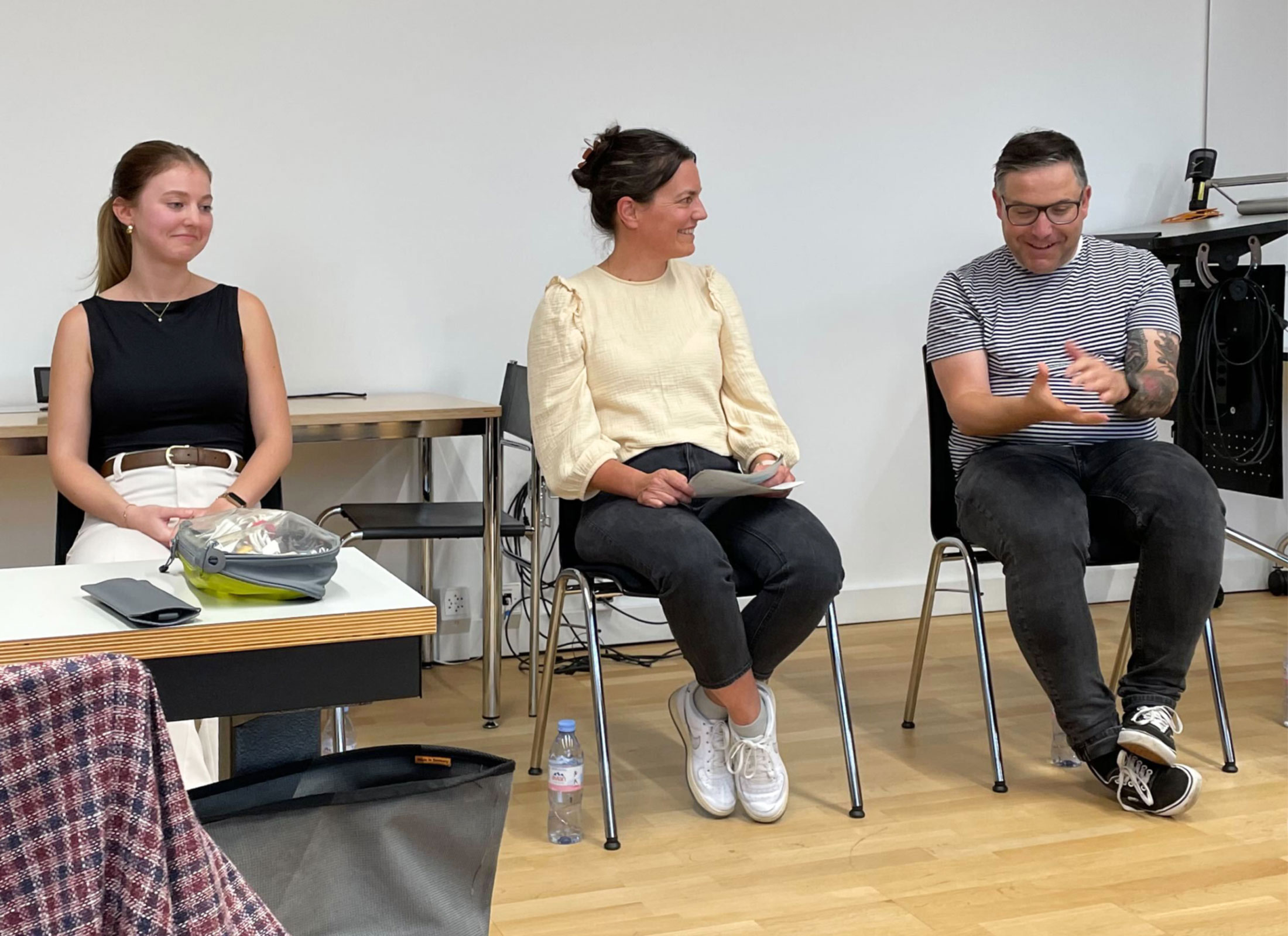 Podiumsdiskussion mit Christine Müller als Moderatorin