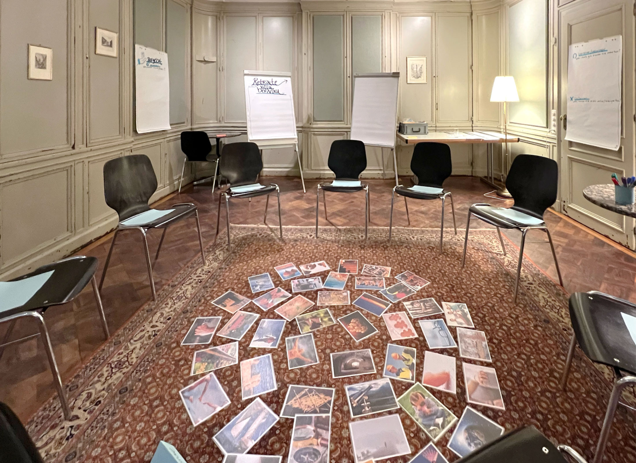 Workshop mit Christine Müller als Moderatorin